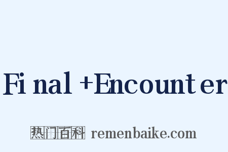 Final+Encounter是什么意思的图片